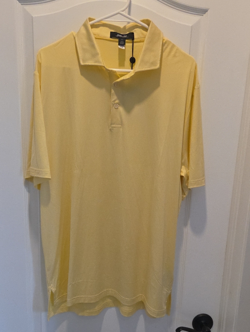 Ralph Lauren RLX & Yorke Light Yellow Men's Polo Shirt